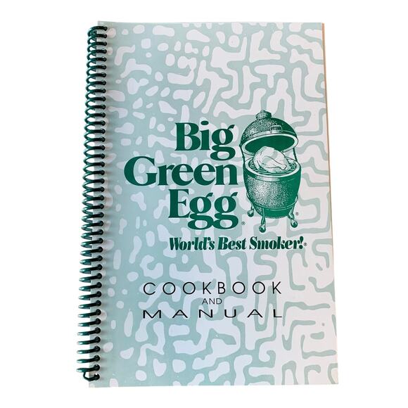 Big Green Egg World's Best Smoker Cookbook & Manual 1999 Spiral Bound - Picture 1 of 11